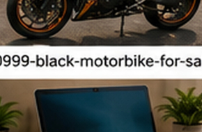 Black Motorbike For Sale