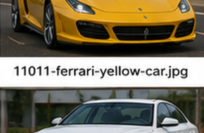 Ferrari Yellow Car